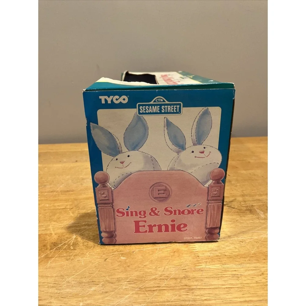Vintage Sing And Snore Ernie Vintage Tyco Toy 1996 Never Taken Out Of‎ Box